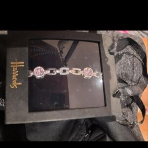 NIB AUTHENTIC GENUINE HARRODS LONDON tennis bracelet